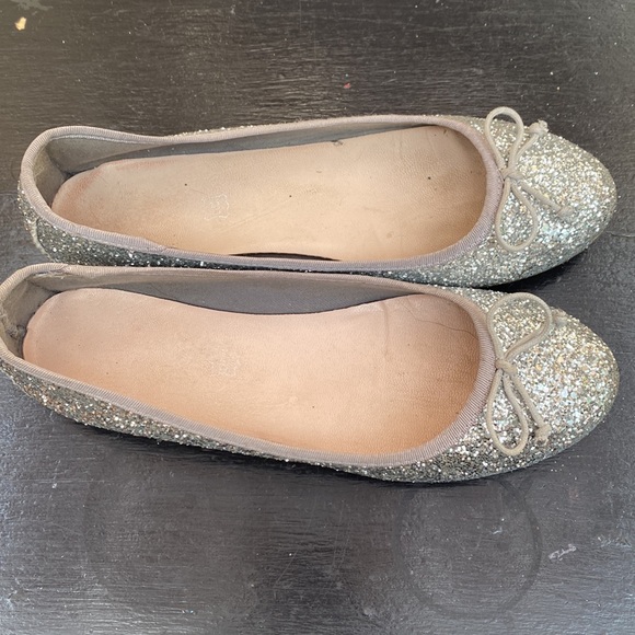 Silver Ballerina Flats - Picture 2 of 5